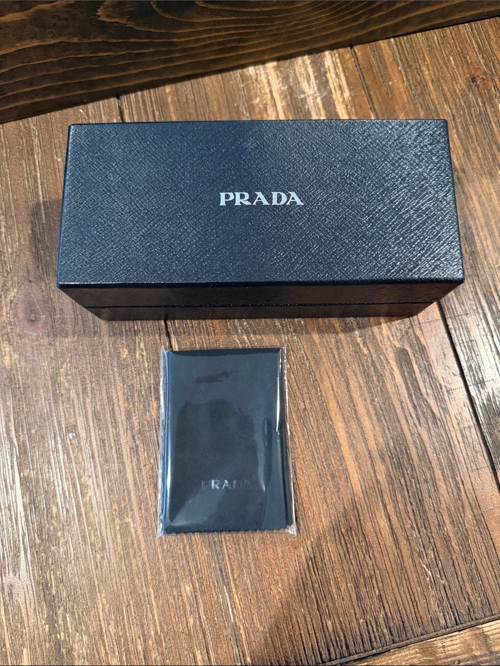 Prada Sunglass Box with Cleaning Cloth